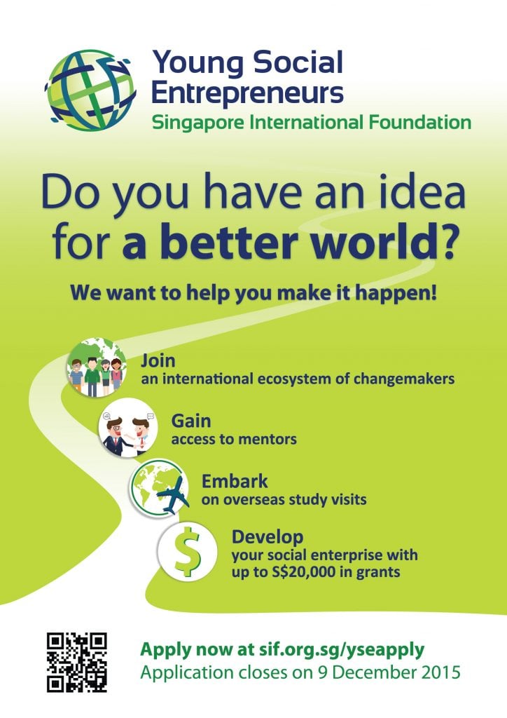 Apply for SIF's Young Social Entrepreneurs (YSE) 2016
