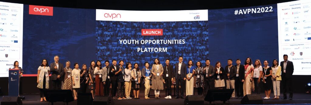 Launch of the AVPN Youth Opportunities Platform, with a diverse community of capital providers and young impact leaders who are championing youth empowerment in Asia