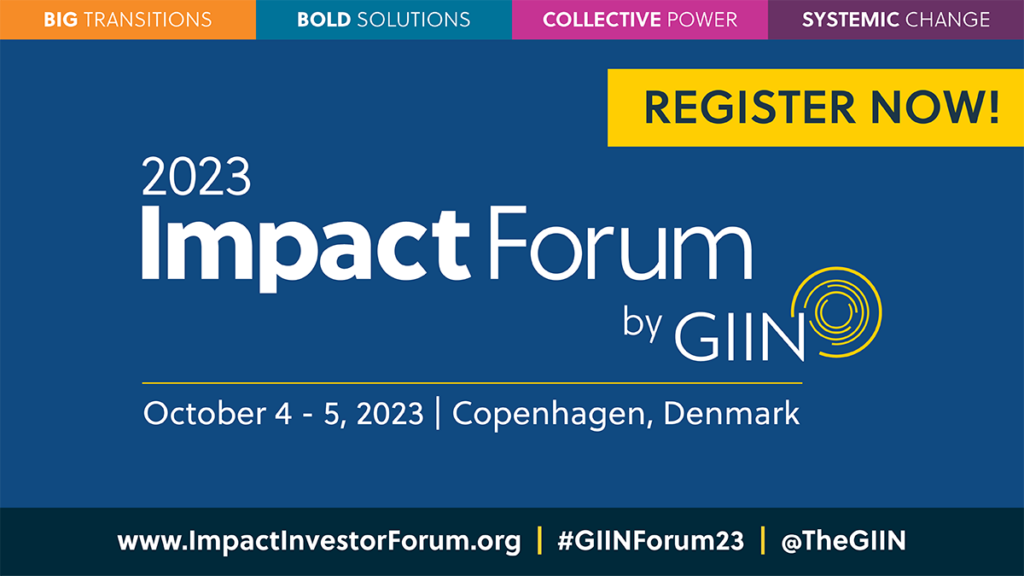 GIIN Impact Forum 2023