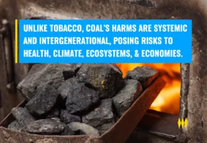 Comparison between the harm caused by tobacco vs coal